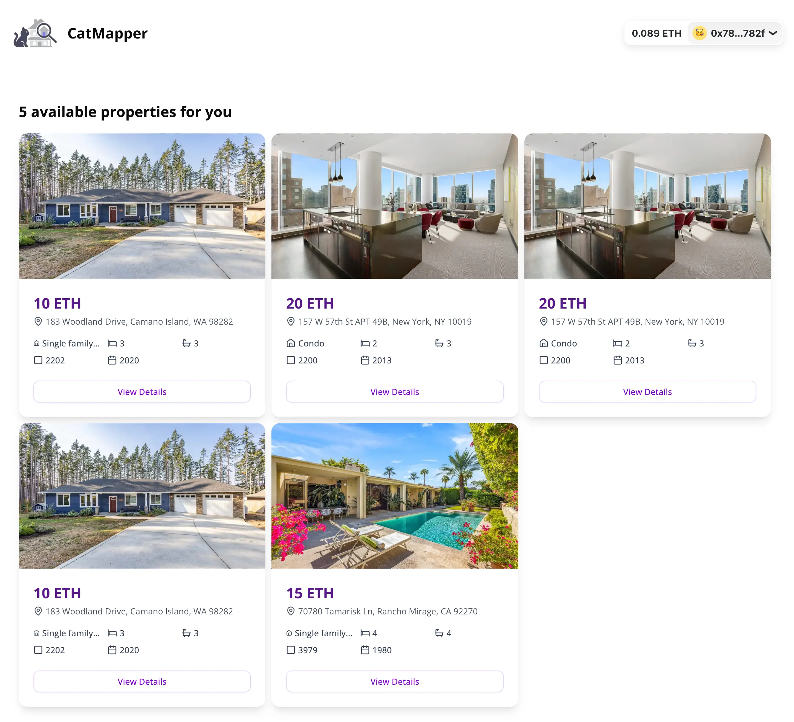 Screenshot of Catmapper project